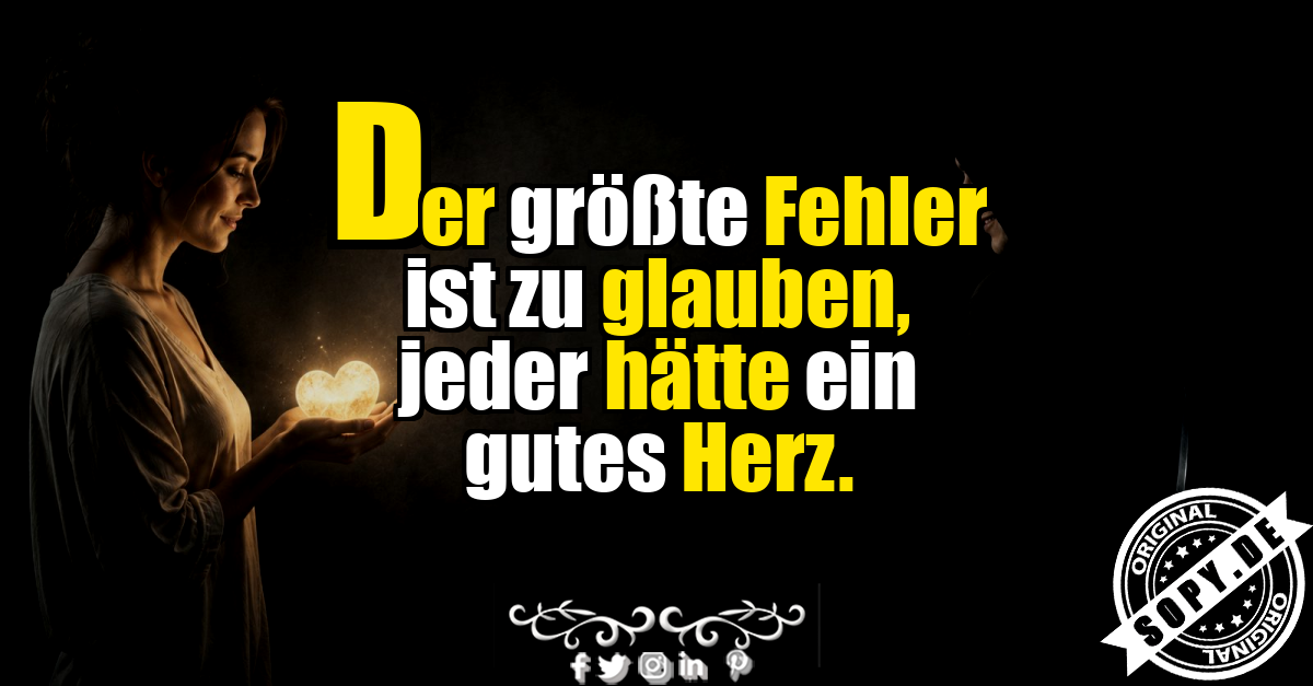 Leuchtendes gutes Herz, dunkle Gestalt, spannungsvolle und nachdenkliche Stimmung