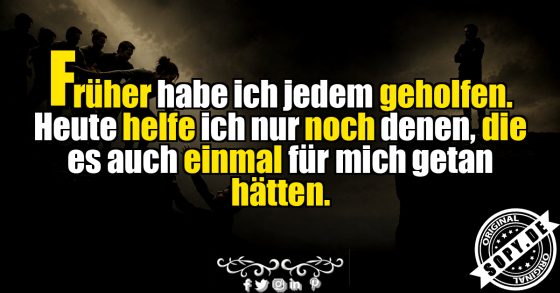 Hilfe nur noch auf Gegenseitigkeit