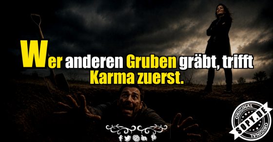 Karma stolpert nie daneben