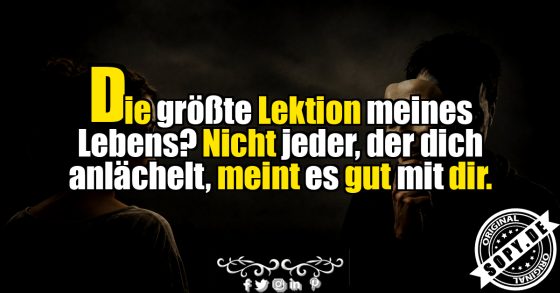 Nicht jedes Lächeln ist ehrlich