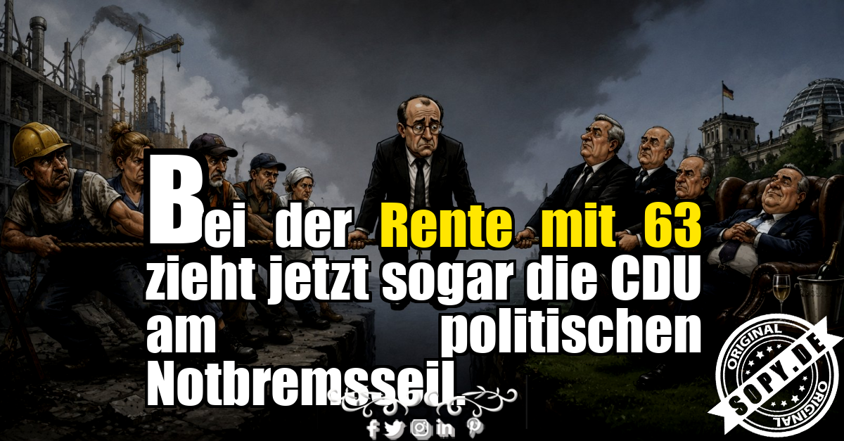Rente mit 63 als Tauziehen zwischen Arbeitern und Politikern