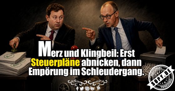 Steuer-Zoff: Merz und Klingbeil im Empörungs-Schleudergang