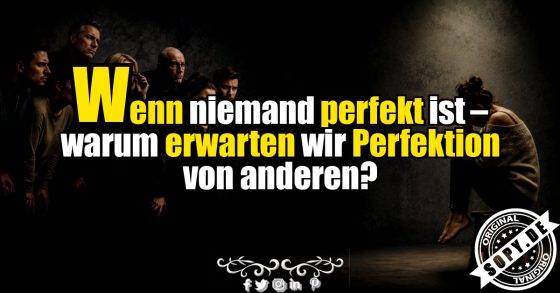Warum erwarten wir Perfektion?