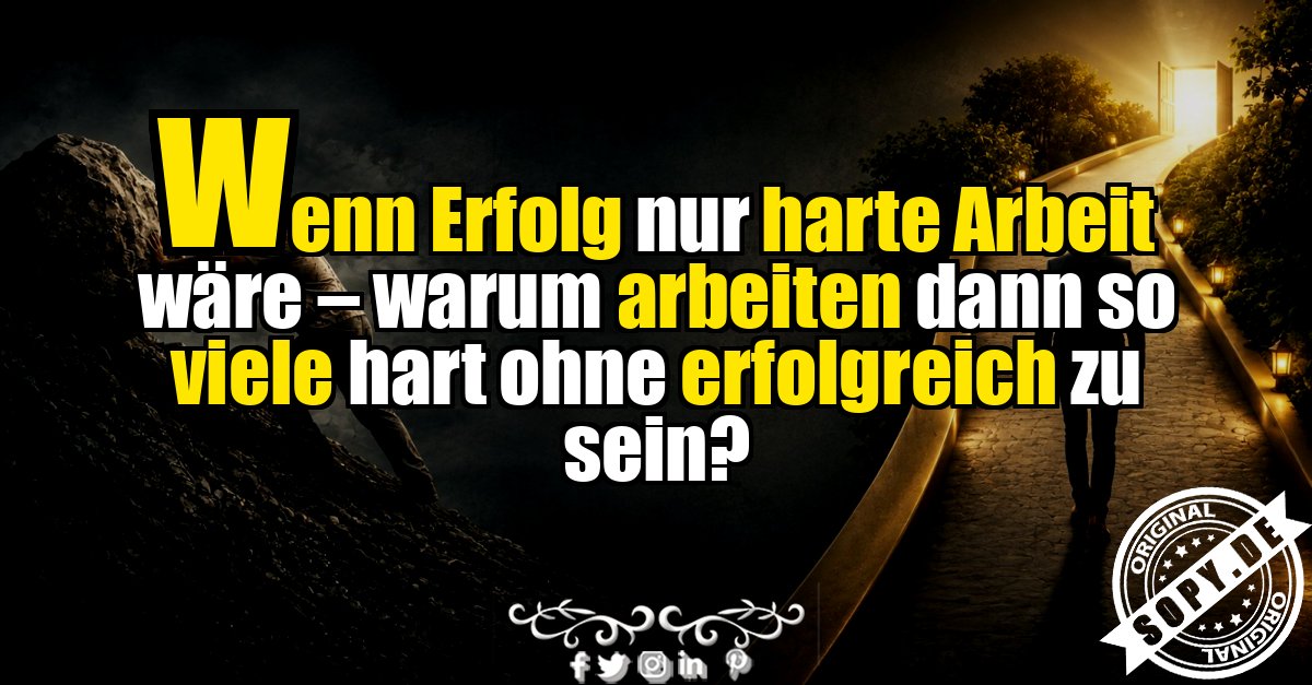 Erschöpfter Arbeiter und erfolgreicher Mann auf unterschiedlichen Wegen