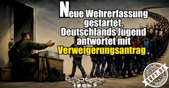 Wehrerfassung lässt Kriegsdienstverweigerung steigen
