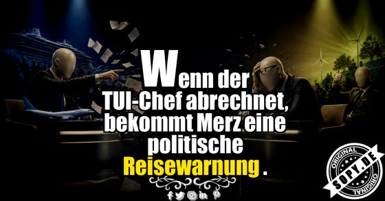 Wirtschaftspolitik: TUI-Chef rechnet deutlich mit Merz ab